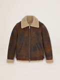 Journey Collection Arvel shearling jacket| Golden Goose