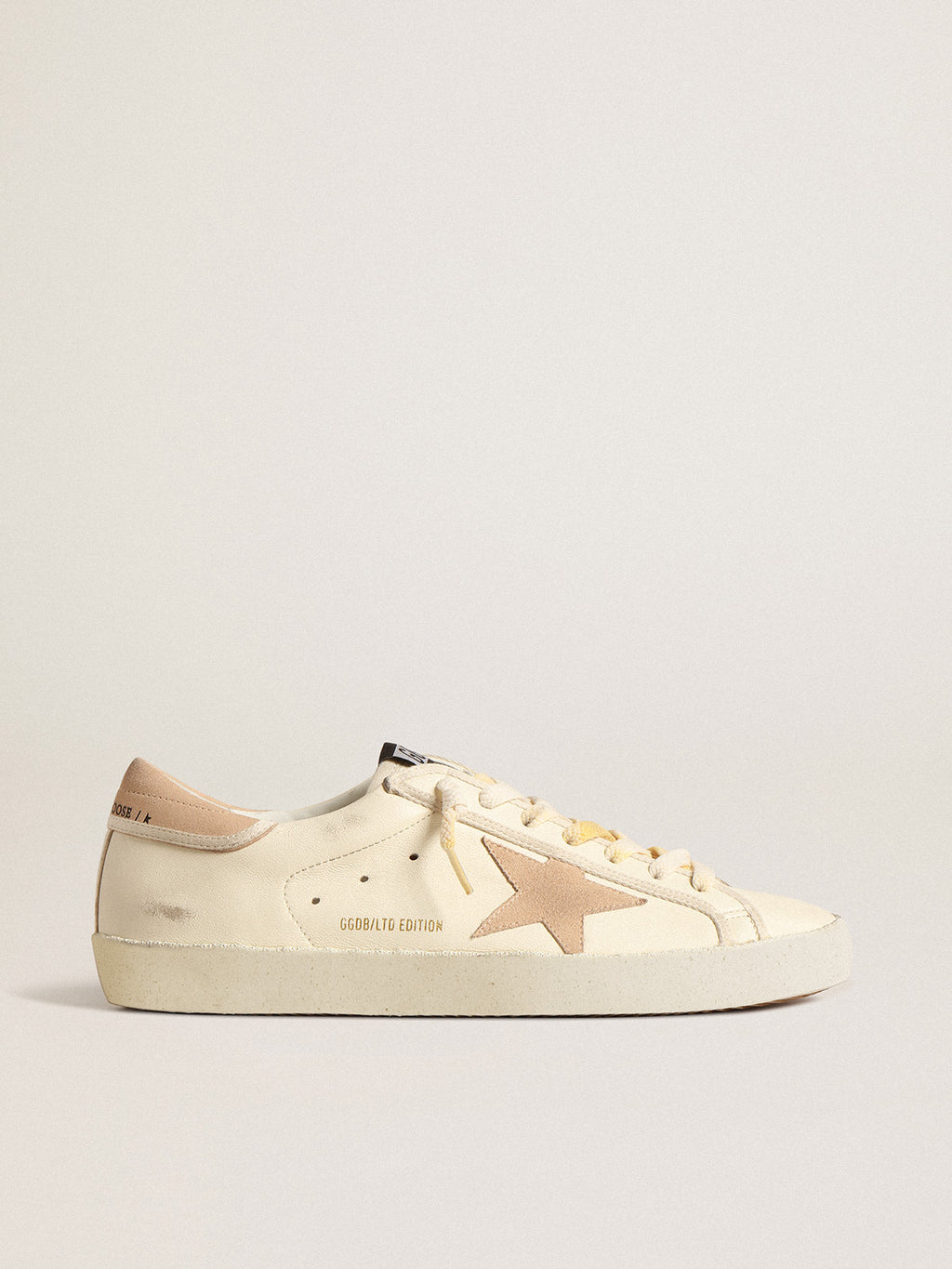 Men's Super-Star LTD in nappa with suede star and heel tab| Golden Goose