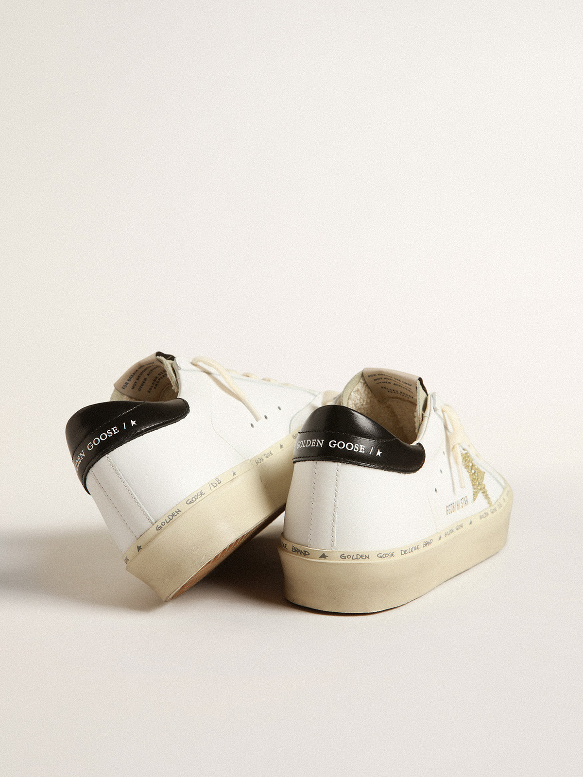 Hi Star with Swarovski crystal star and black heel tab| Golden Goose