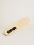 Beige shearling insoles| Golden Goose