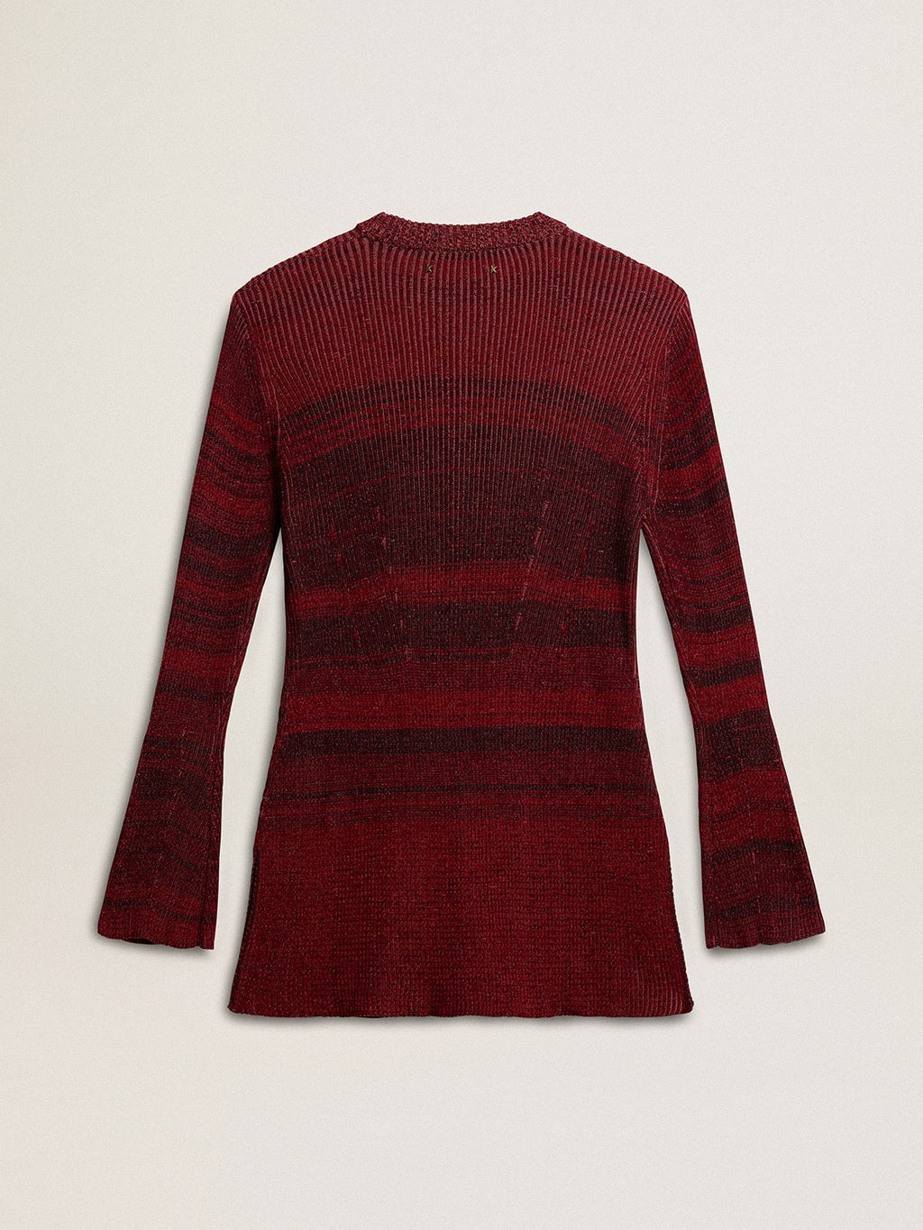 Irregular-striped cotton dress| Golden Goose