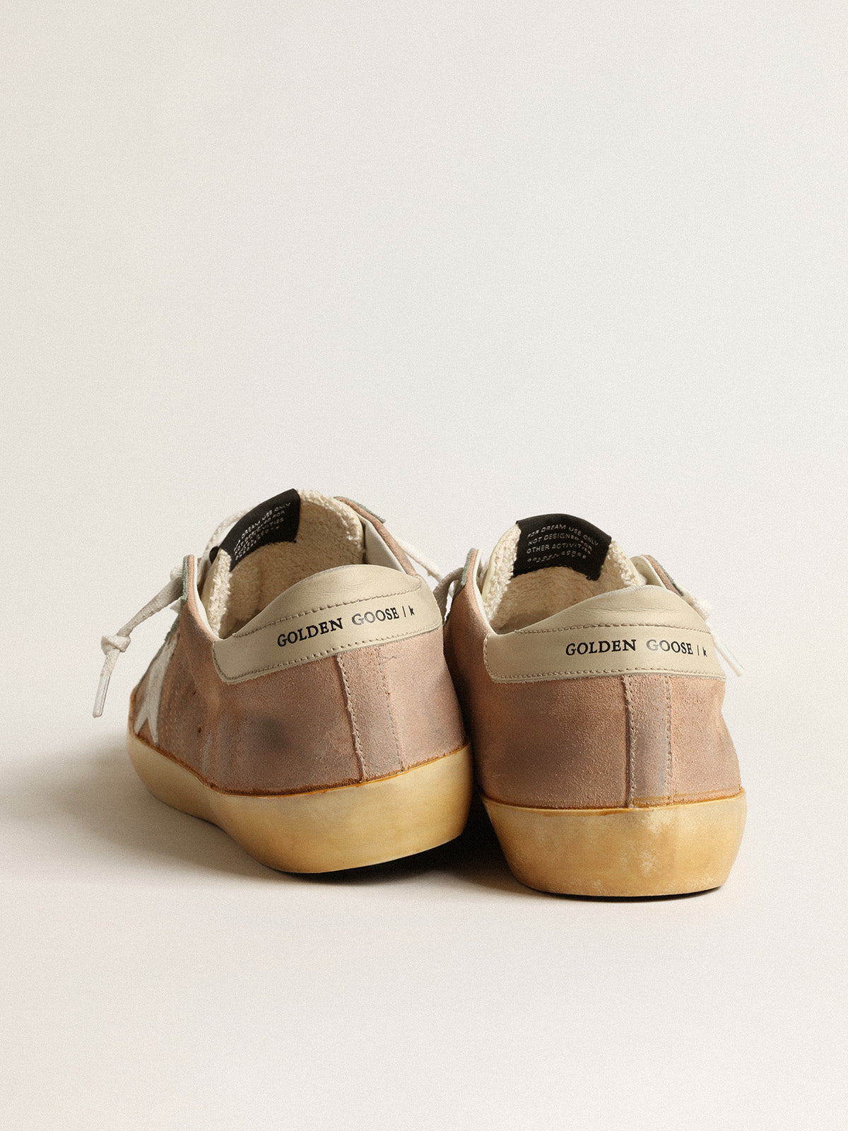 Super-Star in brown and green suede with white nappa leather star| Golden Goose