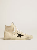 Francy Penstar in canvas with black suede star and leather heel tab| Golden Goose