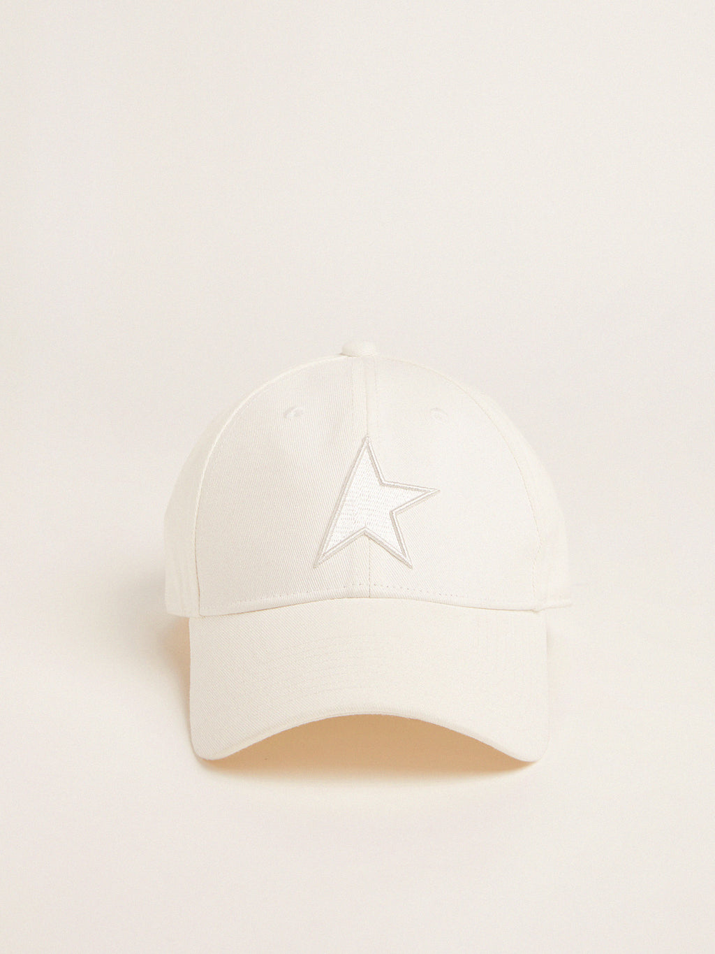 White baseball cap with star| Golden Goose
