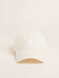 White baseball cap with star| Golden Goose