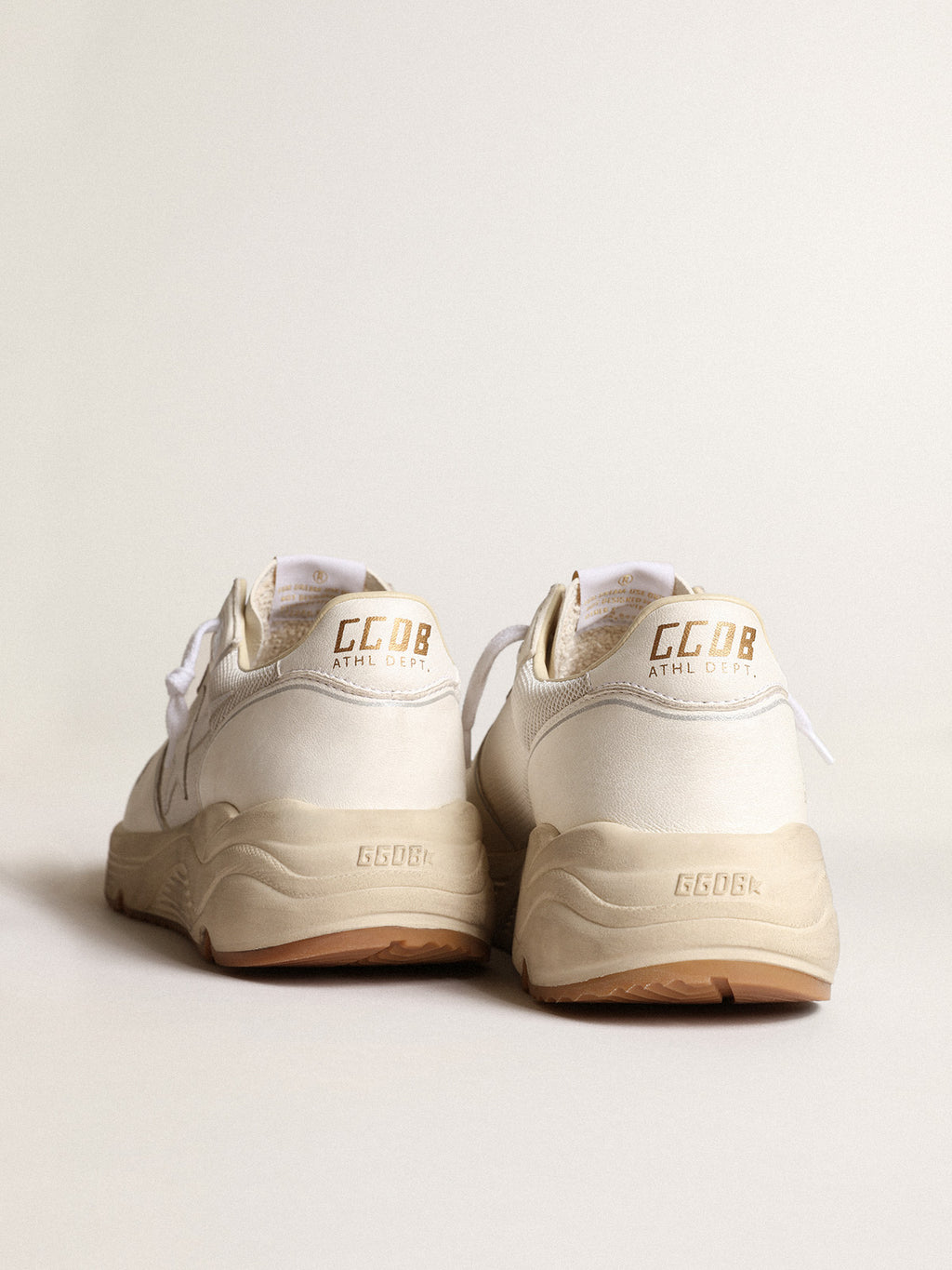 Running Sole in mesh and white nappa| Golden Goose