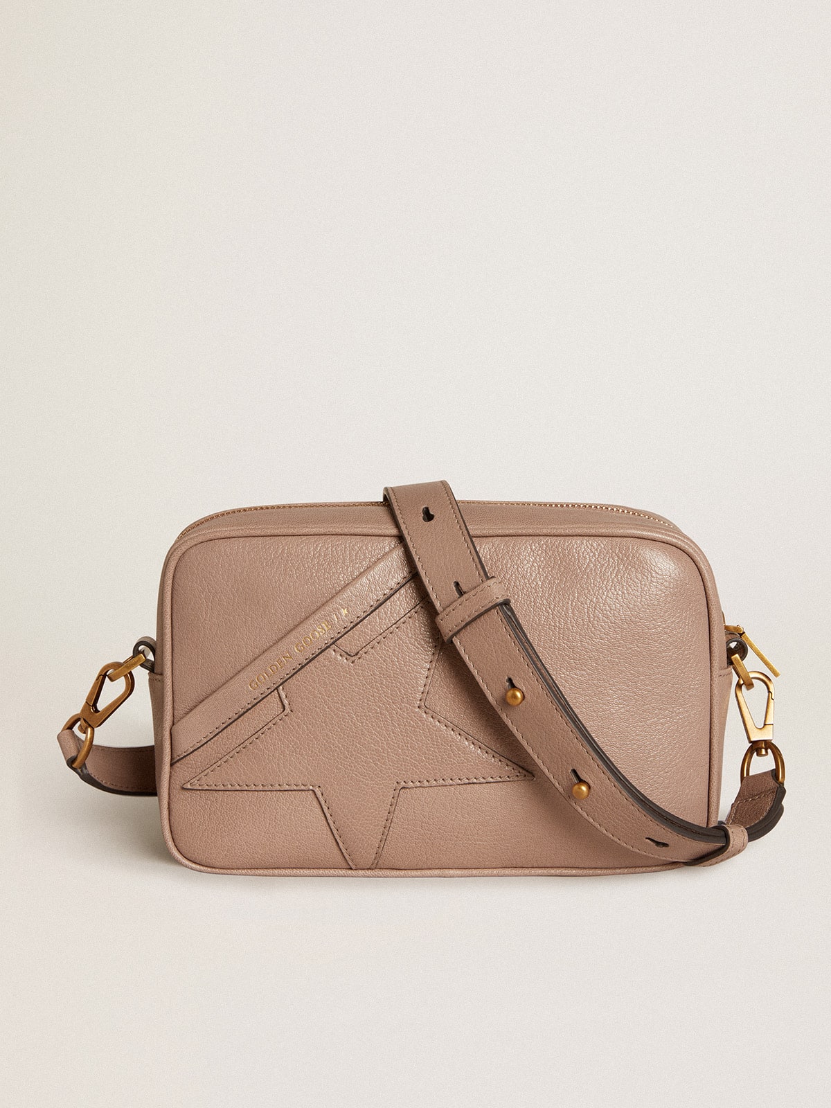 Women's Star Bag in ash-colored leather| Golden Goose