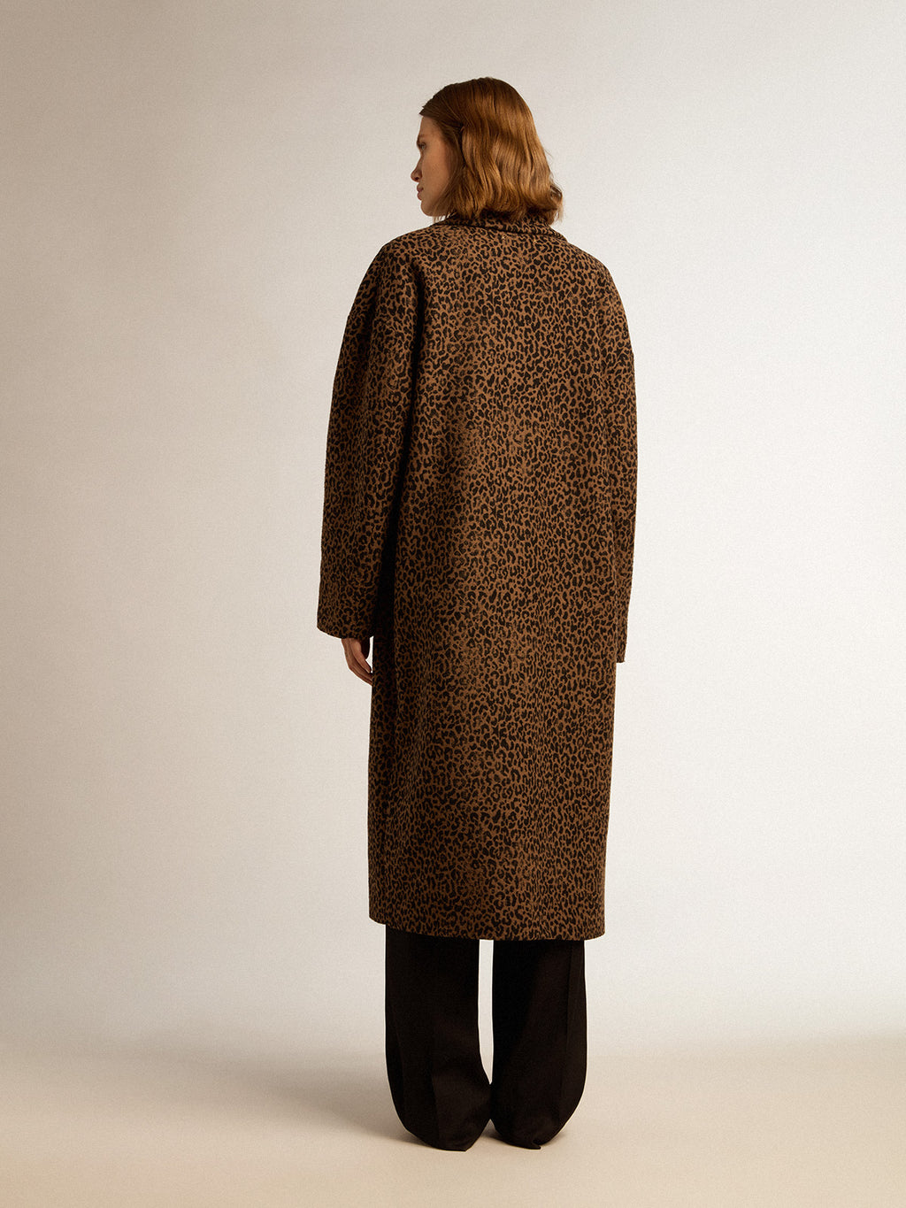 Women's wool cocoon coat| Golden Goose