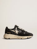 Women's Running Sole in black nappa and suede| Golden Goose