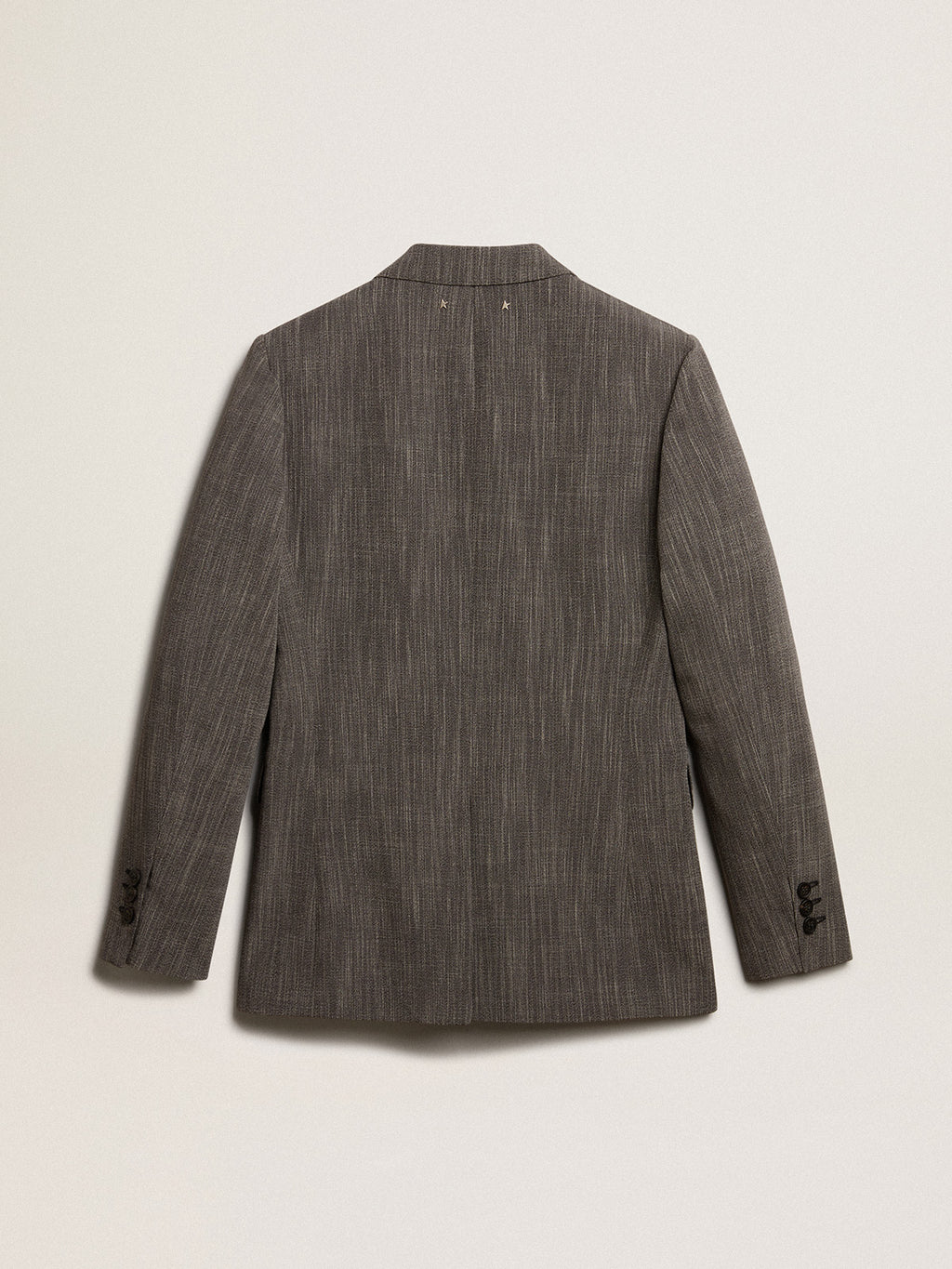 Women's single-breasted wool blend jacket| Golden Goose