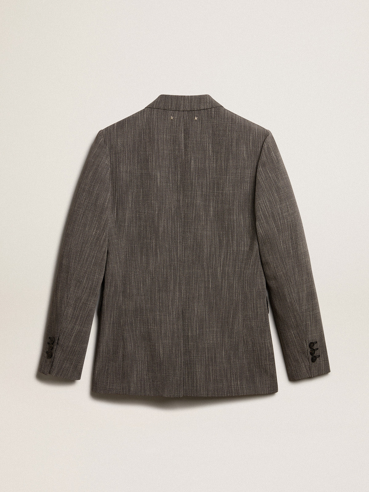 Women's single-breasted wool blend jacket| Golden Goose
