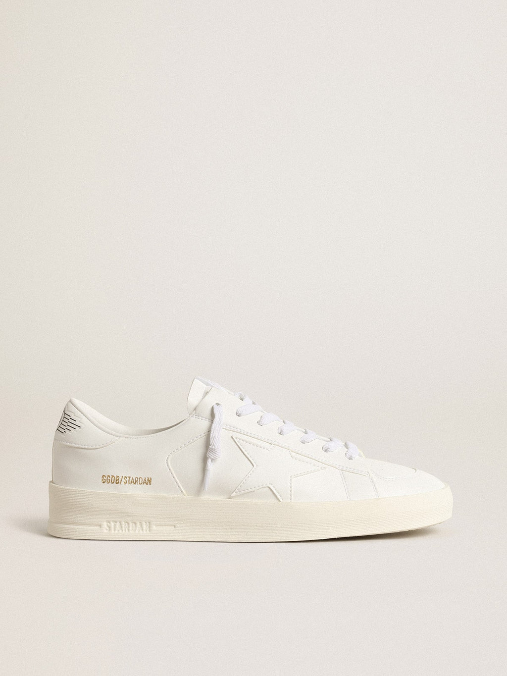 Men's bio-based Stardan with white star and heel tab| Golden Goose