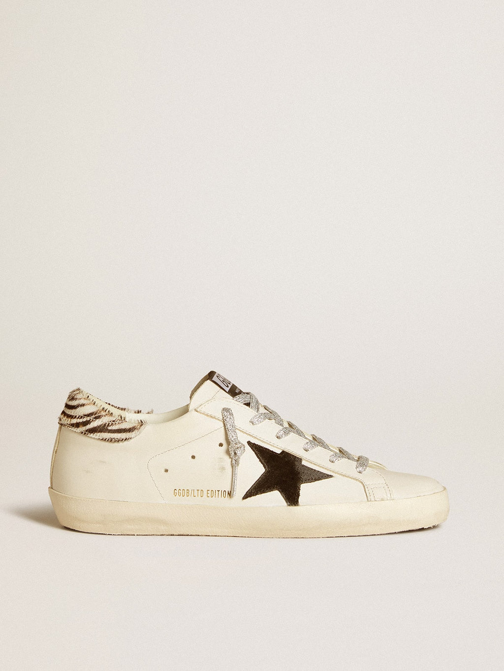 Women's Super-Star with suede star and in pony skin heel tab| Golden Goose