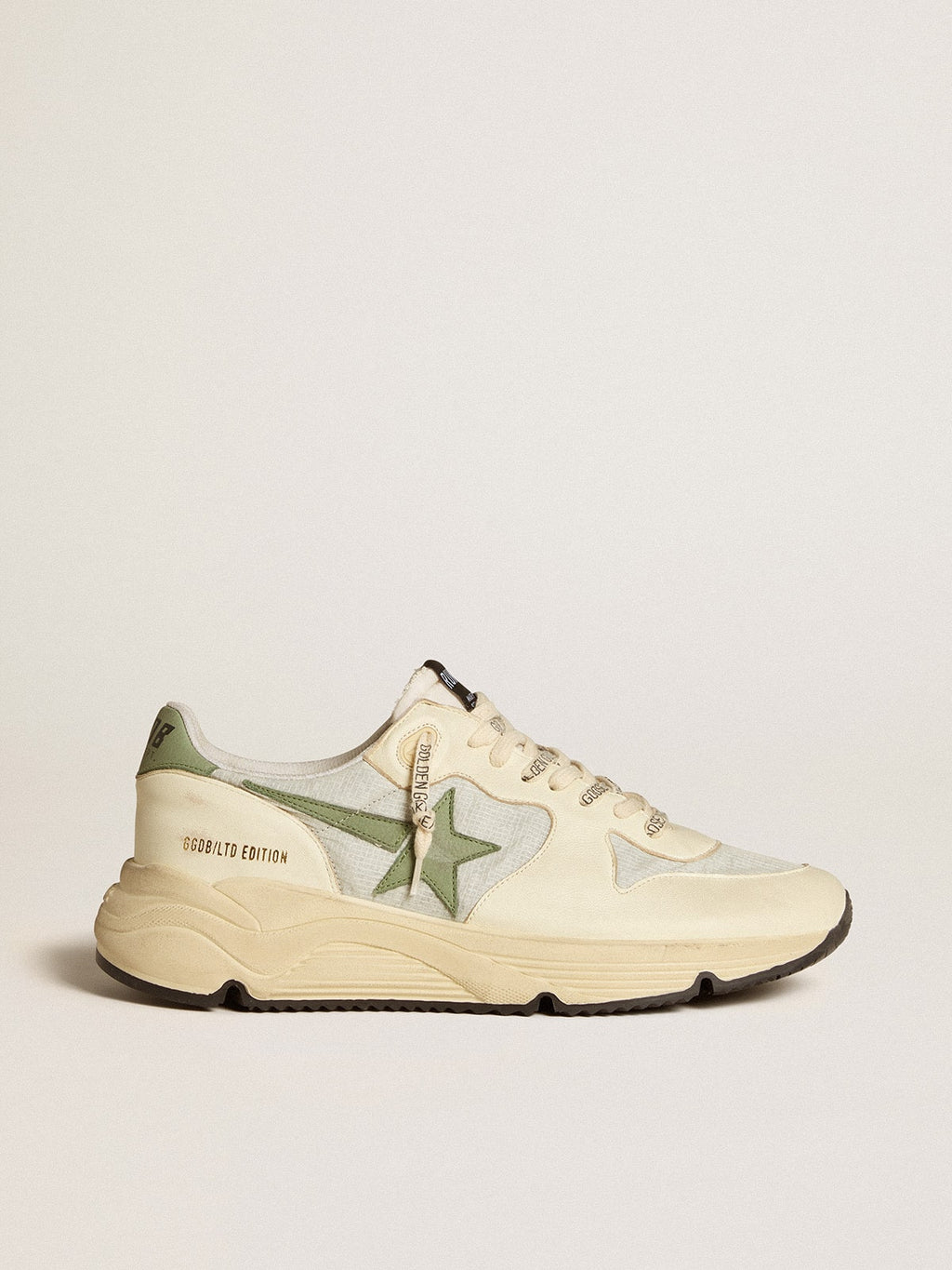 Men's Running Sole LTD in nylon and nappa with nubuck star and heel tab| Golden Goose