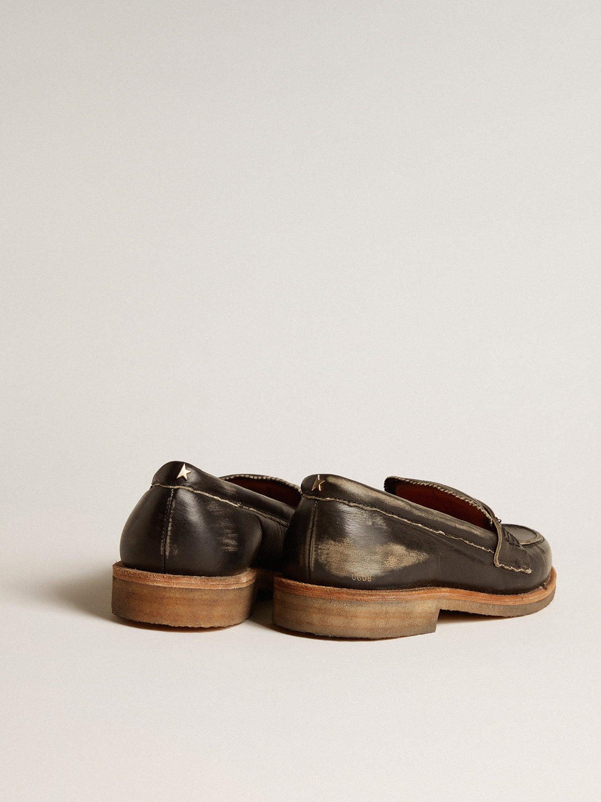 Jerry loafer in black leather| Golden Goose