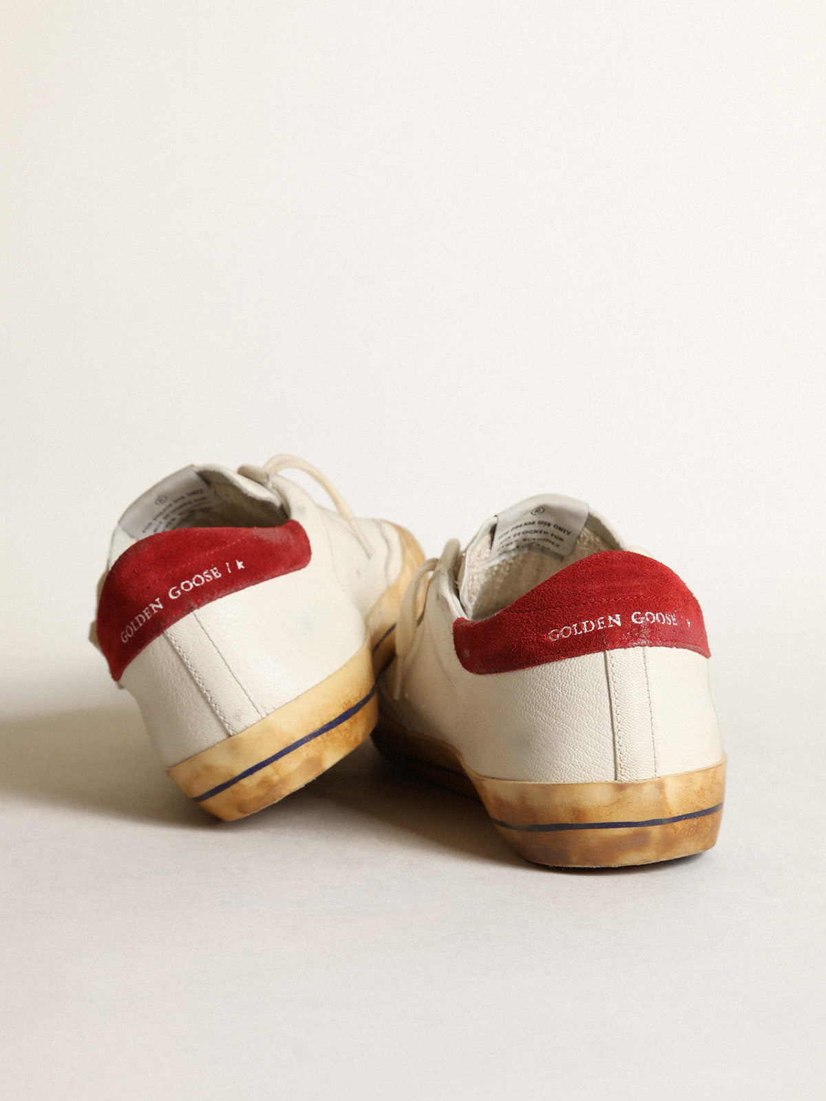 Men's Super-Star with silver laminated leather star| Golden Goose
