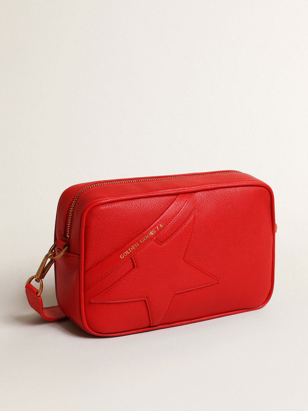 Women's Star Bag in bright red leather| Golden Goose