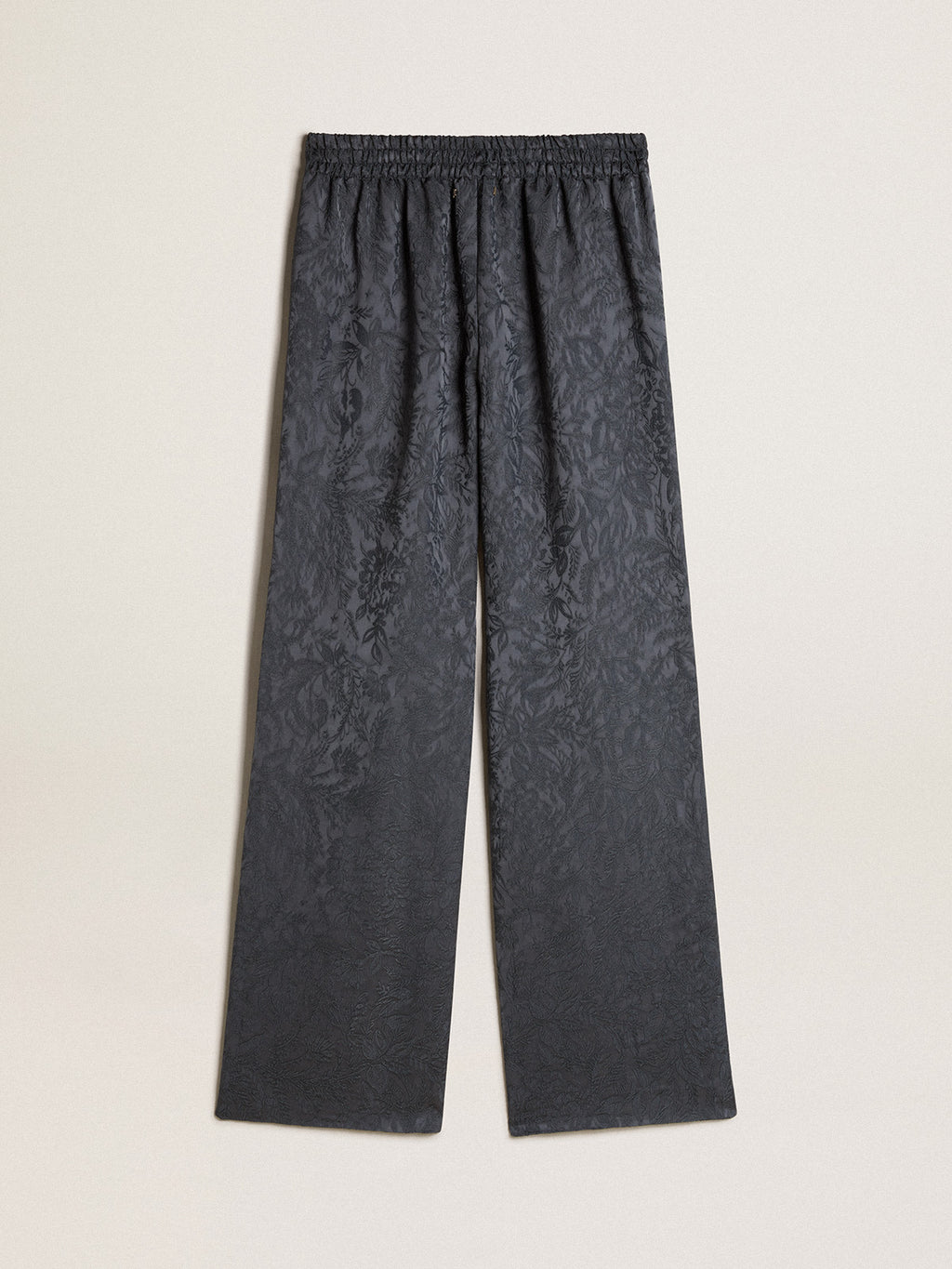 Jacquard pants with all-over toile de jouy pattern| Golden Goose