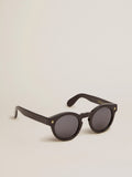 Sunframe Panthos model with black frame and gold details| Golden Goose