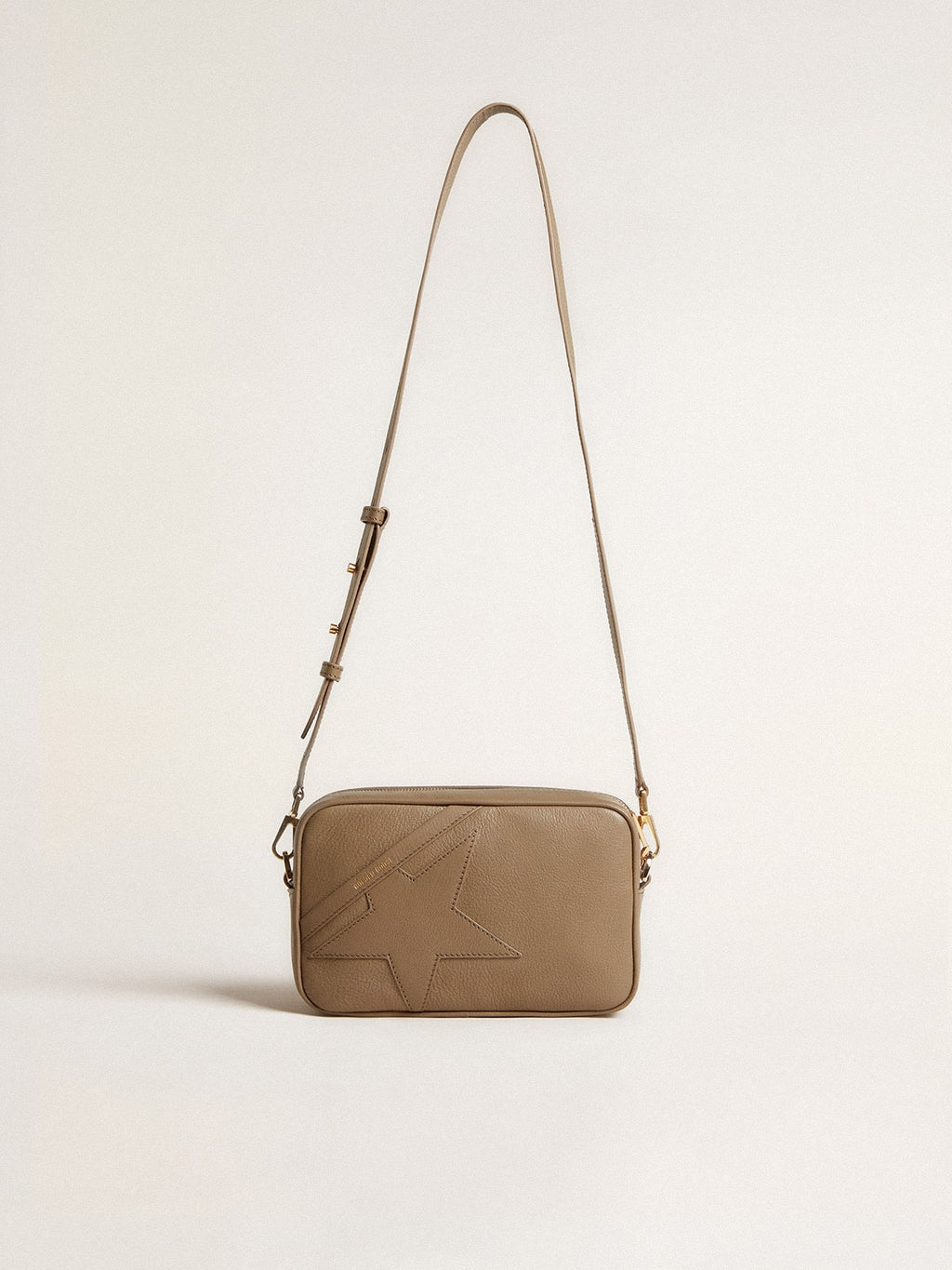 Star Bag in sage-green leather with tone-on-tone star| Golden Goose
