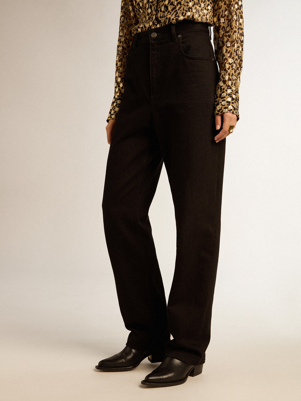 Women's black jeans| Golden Goose