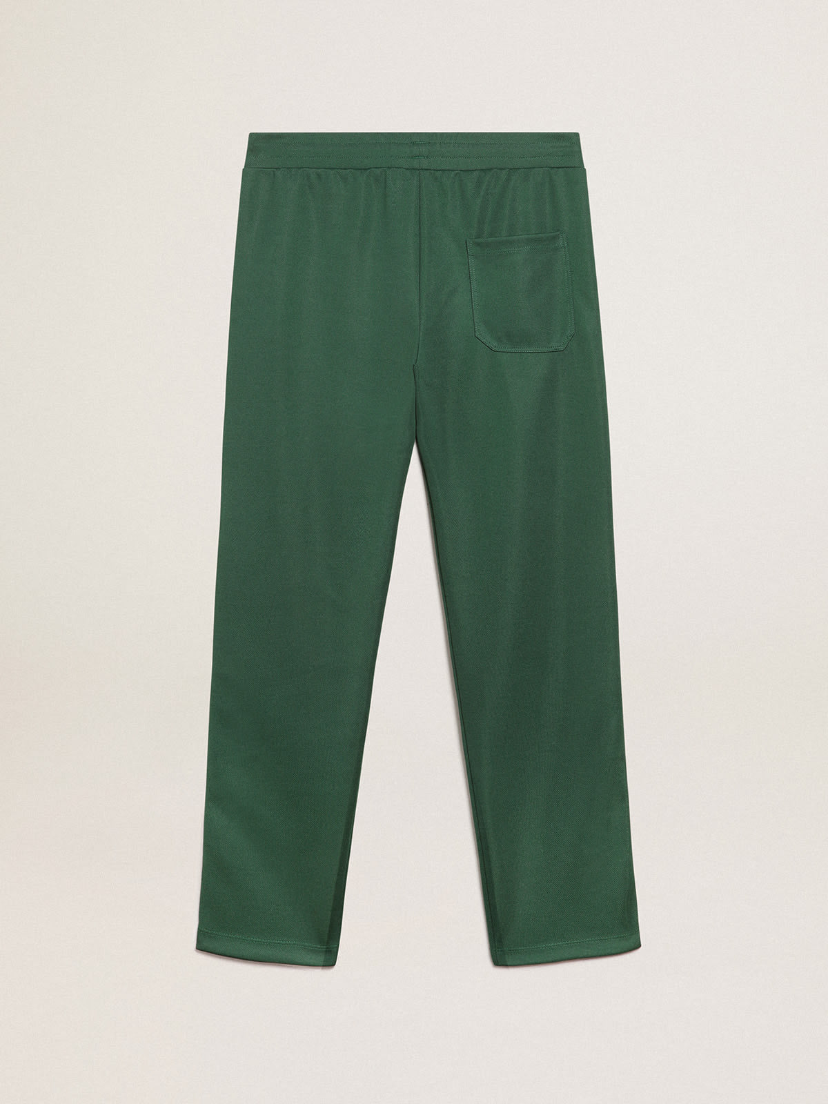 Men's bright green joggers| Golden Goose