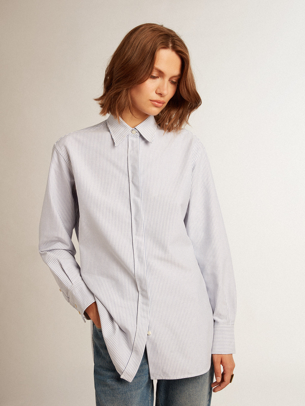 Women's striped shirt| Golden Goose