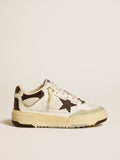 Men's Forty2 with black star and black leather heel tab| Golden Goose