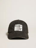 Anthracite gray cap with Marathon logo on the front| Golden Goose
