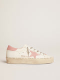 Hi Star with suede star and old rose leather heel tab| Golden Goose