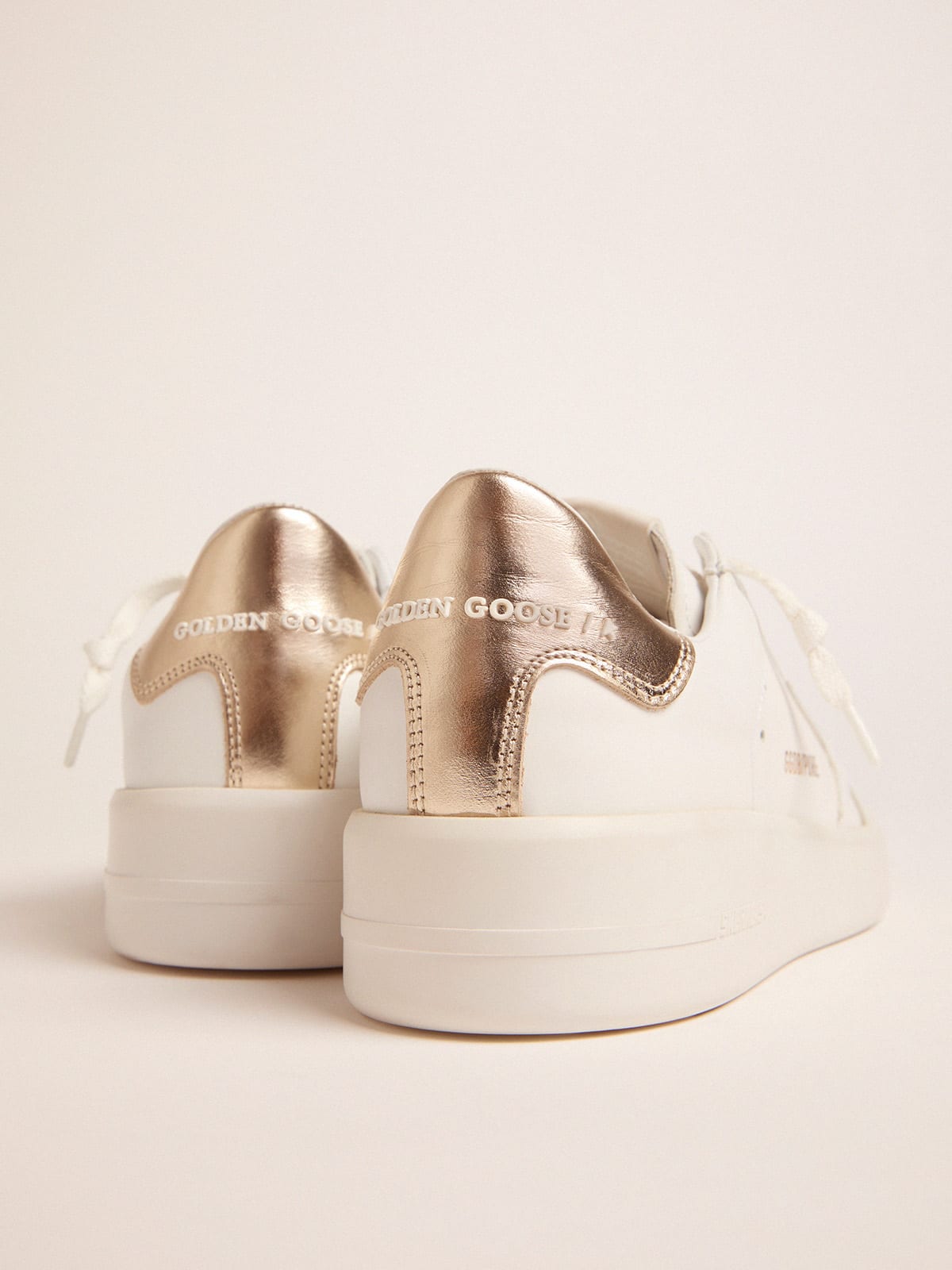 Women's Purestar sneakers with gold-coloured heel tab| Golden Goose