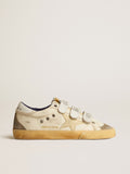Men's Old School LAB in nappa with rubber star and suede inserts| Golden Goose