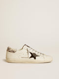 Men's Super-Star LTD with suede star and pony skin heel tab| Golden Goose