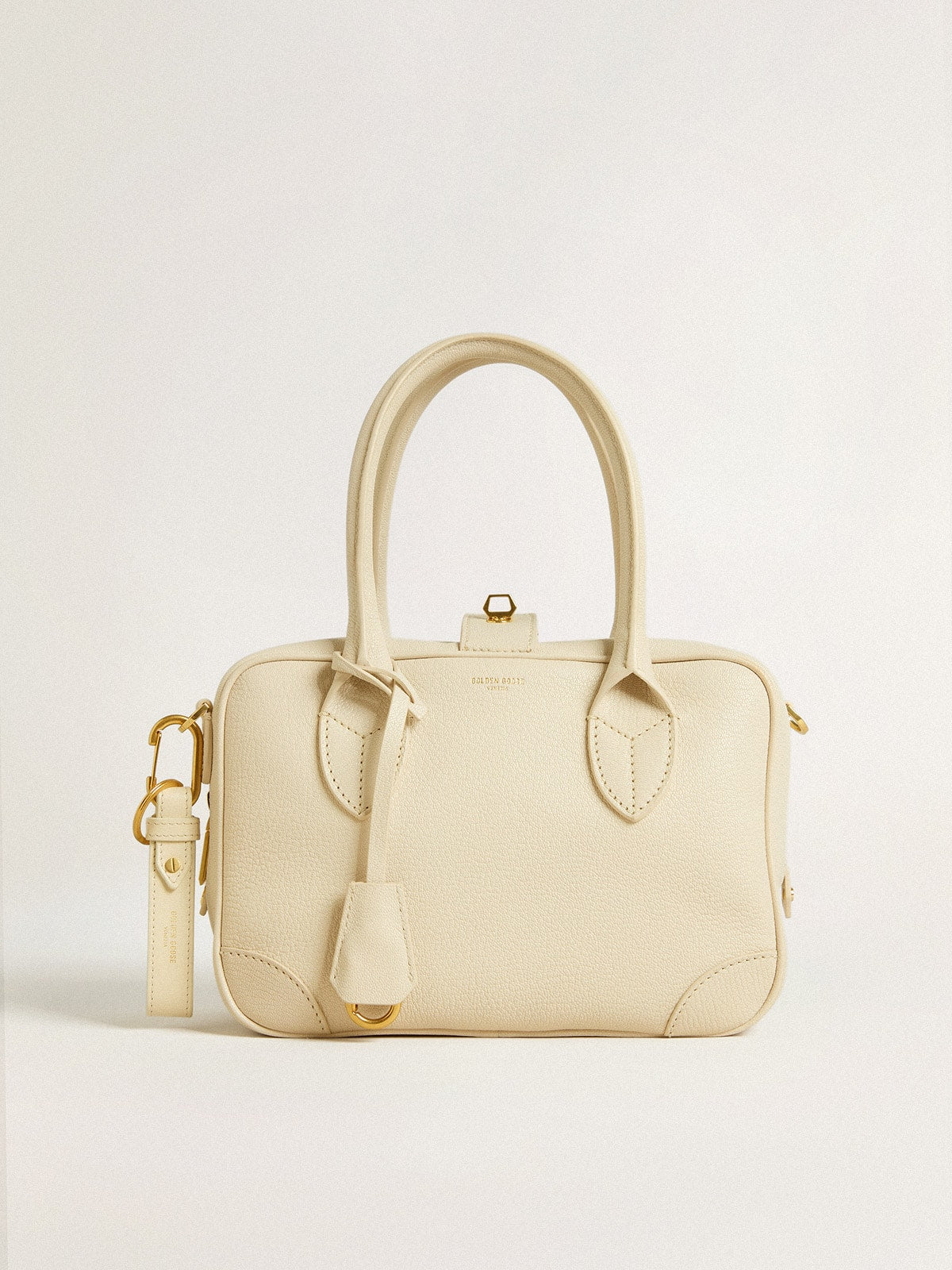 Worn white keyring| Golden Goose