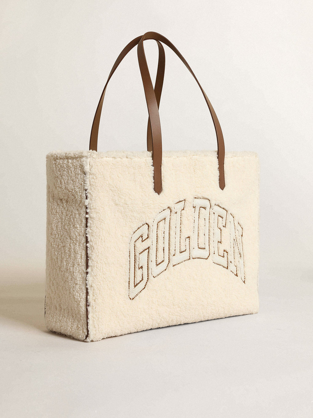 Women's California Bag East-West in faux fur| Golden Goose
