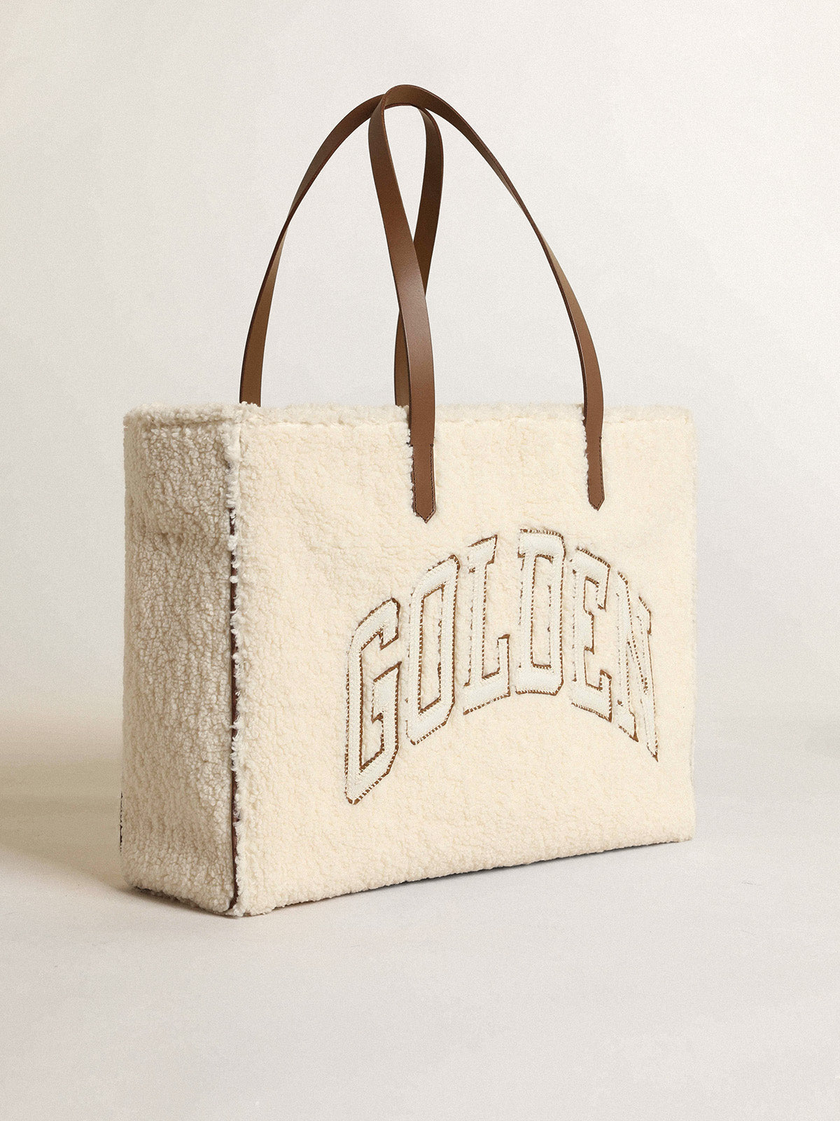 Women's California Bag East-West in faux fur| Golden Goose