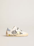 Bio-based Old School Young with yellow star and glitter inserts| Golden Goose