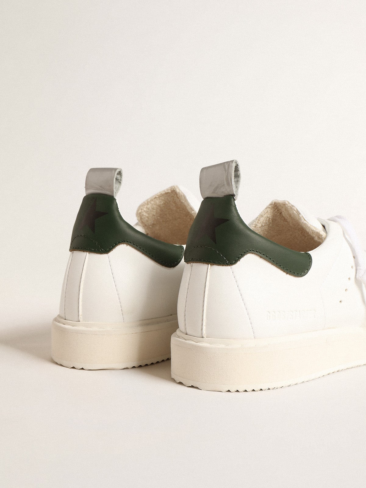 Bio-based Starter with green leather heel tab| Golden Goose