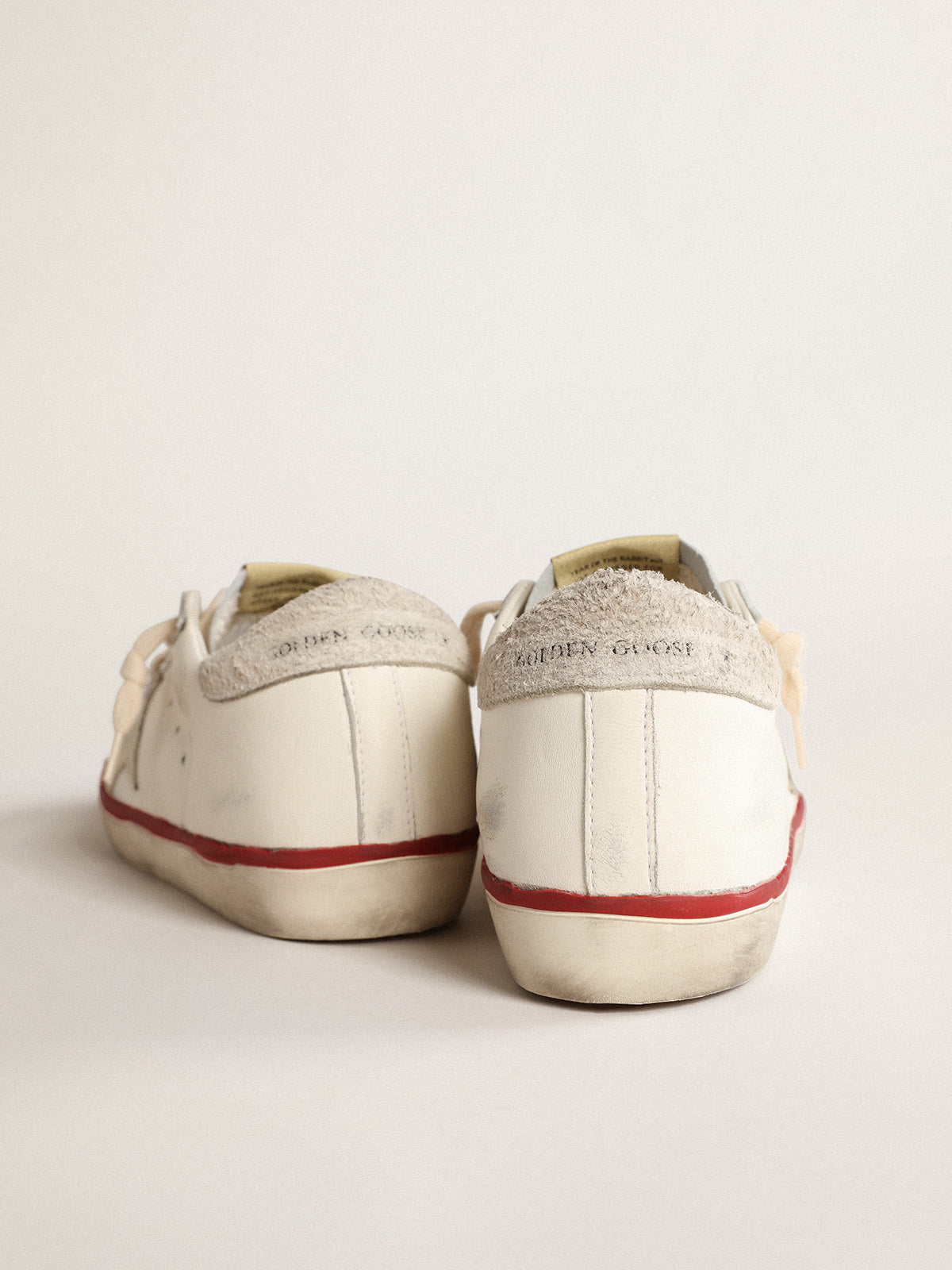 Women's Super-Star LTD CNY in nappa leather with ivory star| Golden Goose