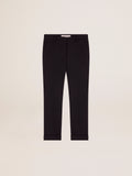 Women's wool cigarette pants| Golden Goose