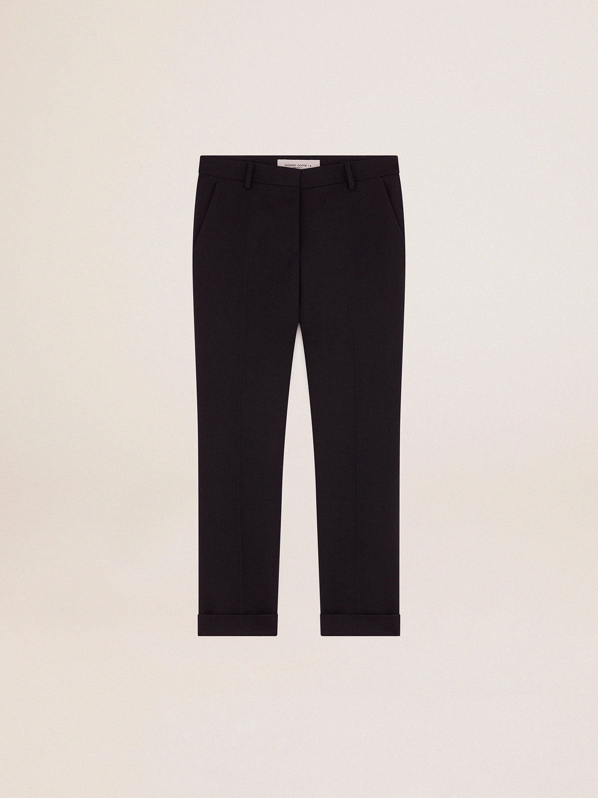 Women's wool cigarette pants| Golden Goose
