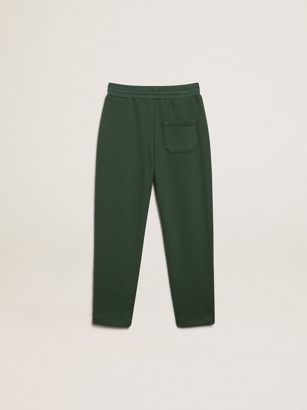 Bright green joggers with contrasting stars| Golden Goose