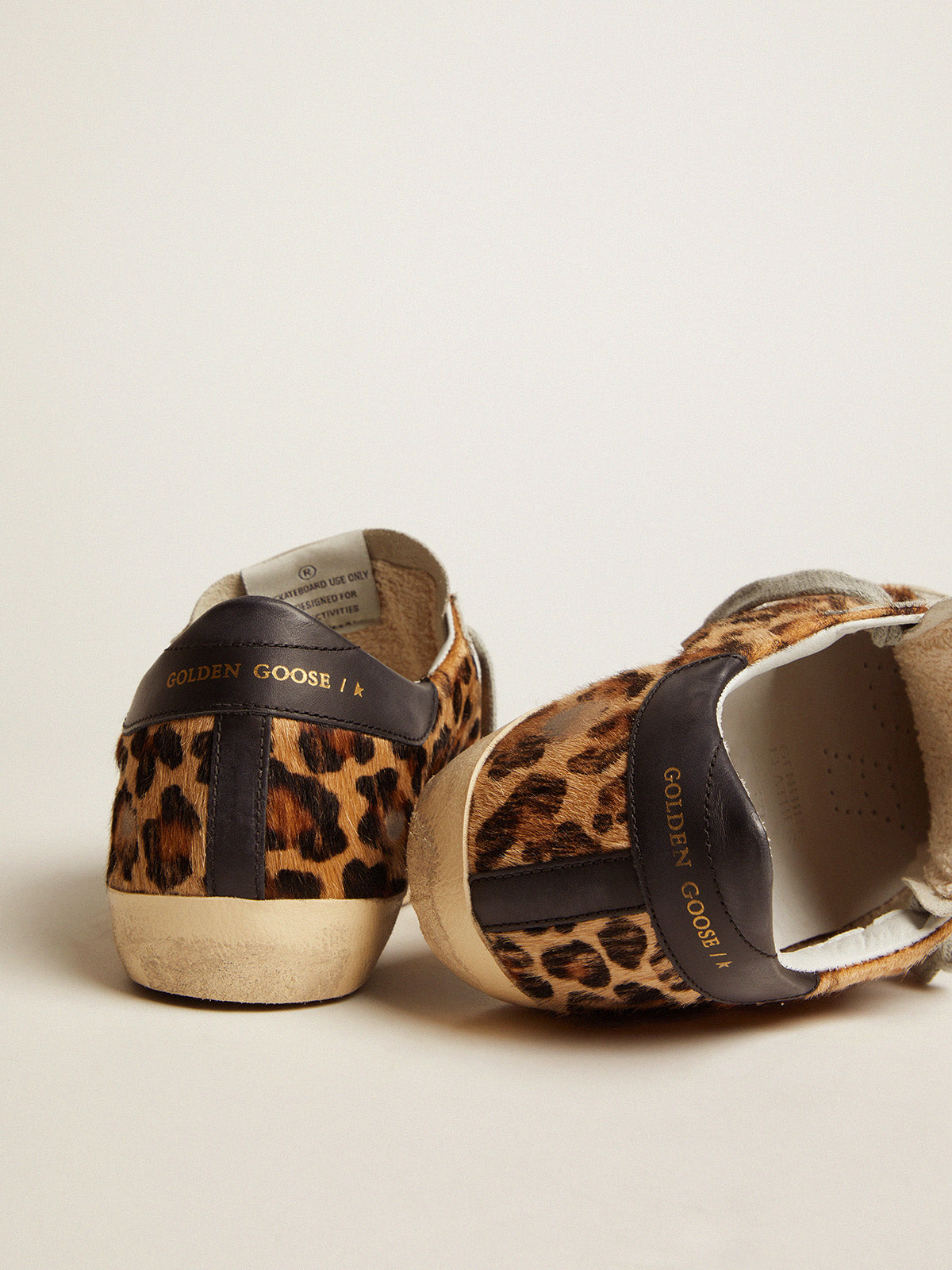 Women's Super-Star in leopard print leather| Golden Goose
