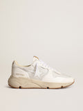 Men's Running Sole in mesh and white nappa| Golden Goose