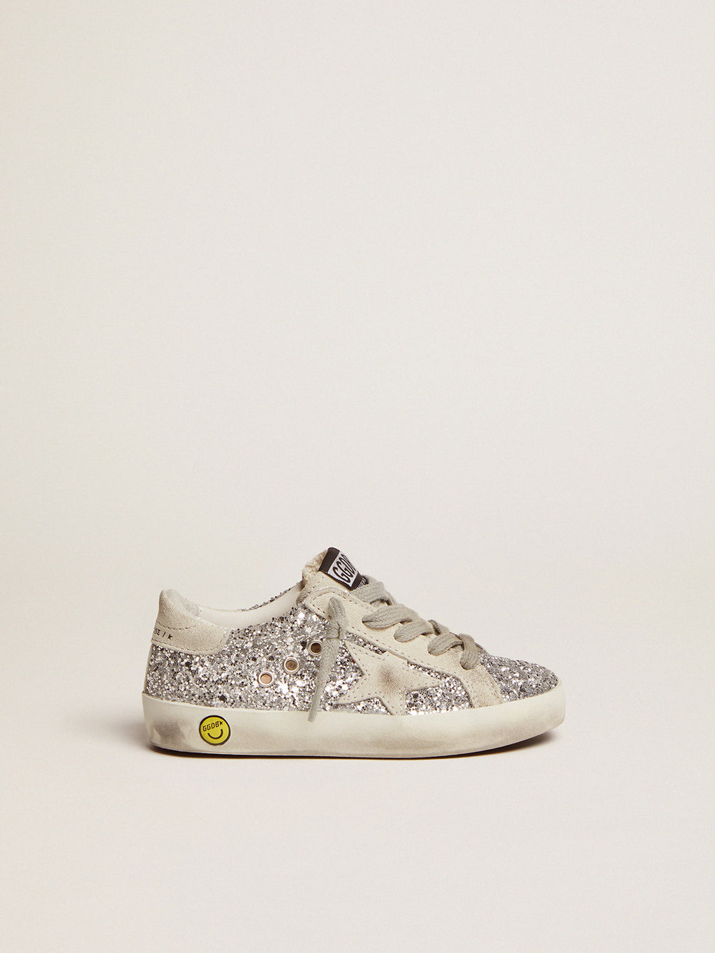 Super-Star Young with silver glitter| Golden Goose