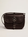 Medium black leather Rodeo Bag| Golden Goose