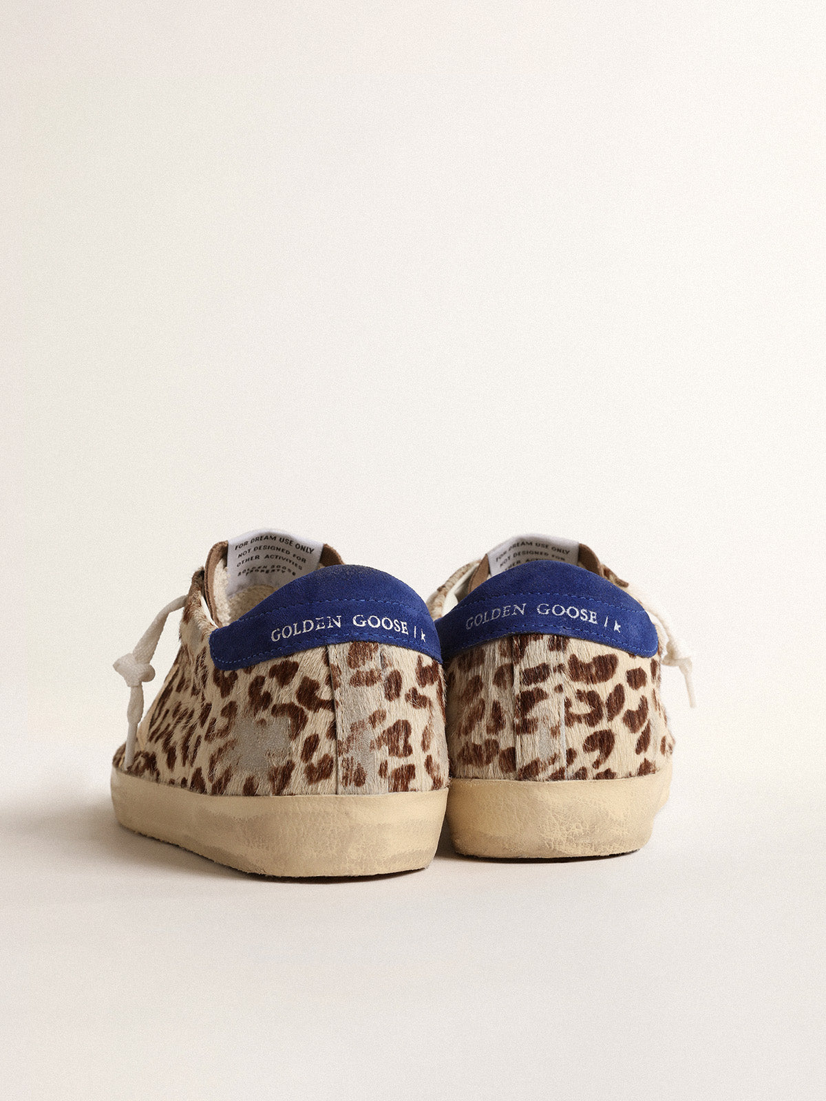 Super-Star LTD in pony skin with gold star and suede heel tab| Golden Goose