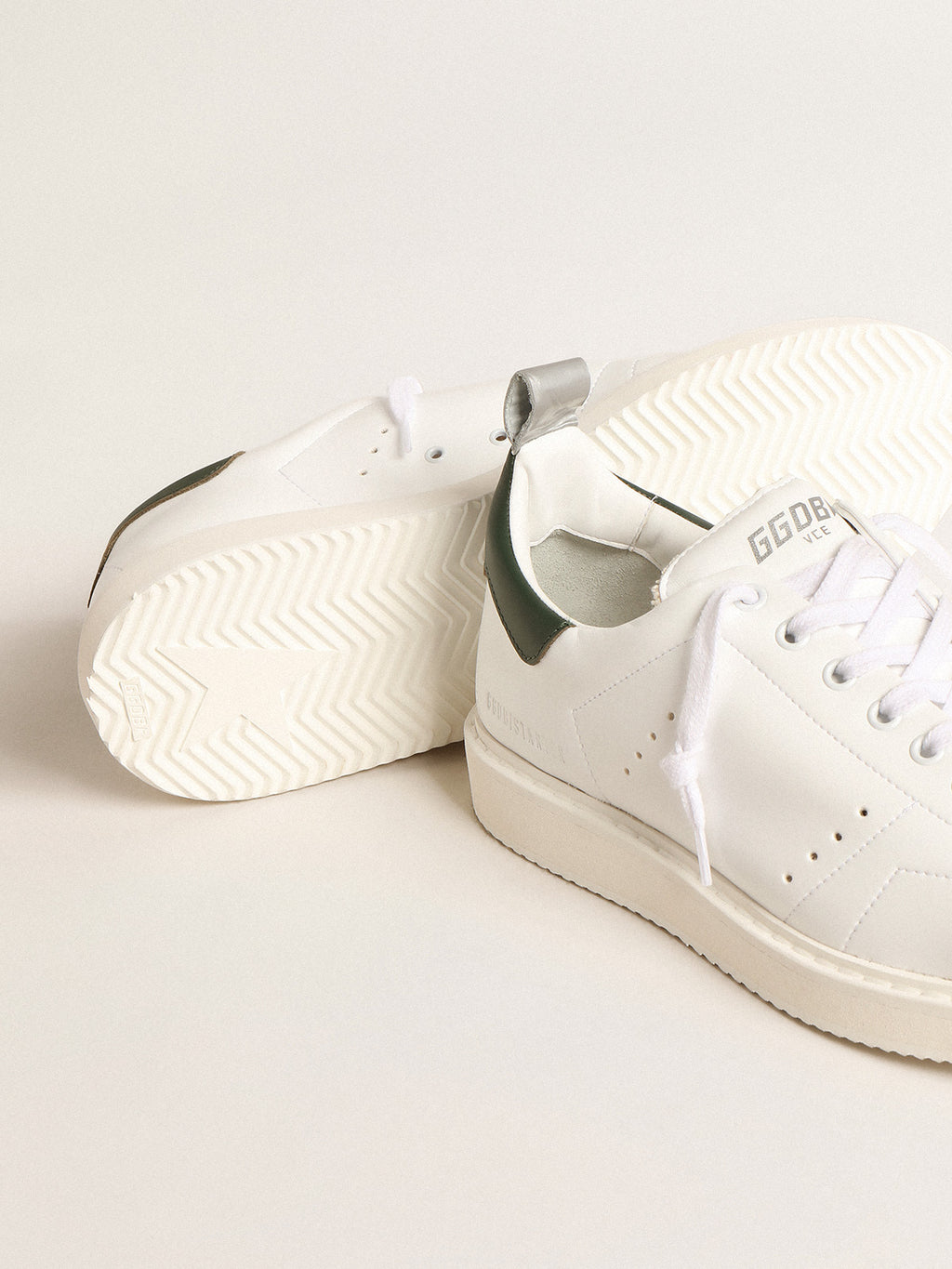 Bio-based Starter with green leather heel tab| Golden Goose