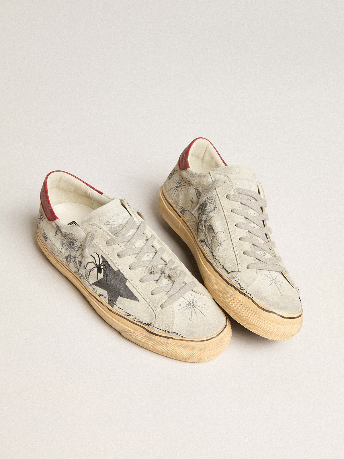HAUS of Dreamers exclusive women's Super-Star in ice gray crust leather| Golden Goose