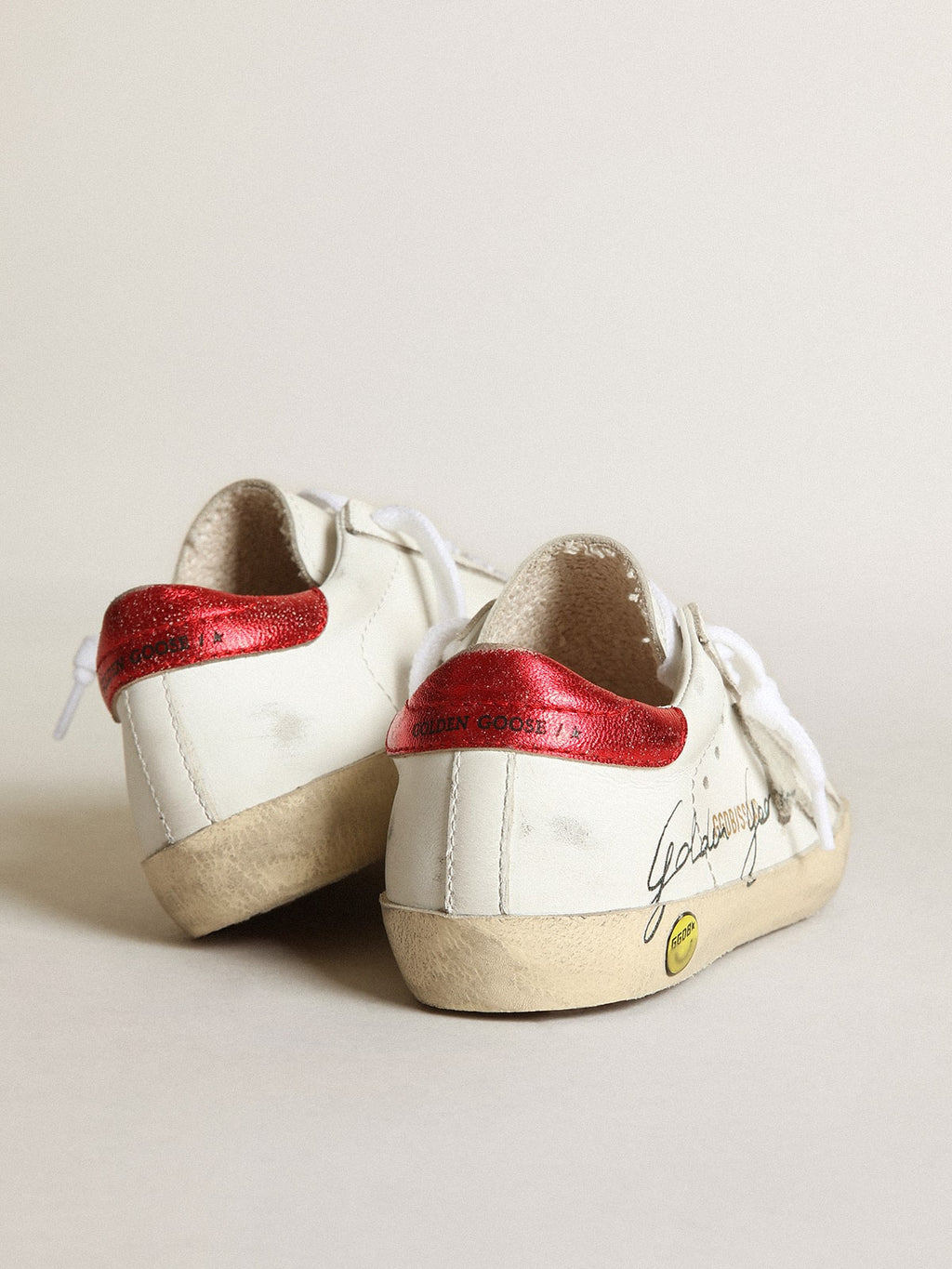 Young Super-Star with gray suede star| Golden Goose